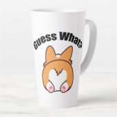 Rate was Corgi Hintern Spaß Milchtasse (Rechte Ecke)