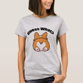 Rate was Corgi Hintern Spaß T-Shirt (Vorderseite)
