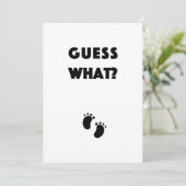 Rate was Schwangerschaftsankündigung (Stehend Vorderseite)