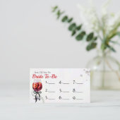 Rate, wie alt die "Bride to be"-Game-Antwortkarte  Begleitkarte (Stehend Vorderseite)