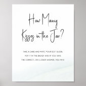 Rate, wie viele Brautparty Game Green Wash Poster (Vorne)