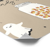 Rate, wie viele Candy Corns im Jar-Party-Zeichen Poster (Ecke)