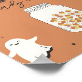 Rate, wie viele Candy Corns im Jar-Party-Zeichen Poster (Ecke)