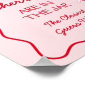 Rate, wie viele Cherry Baby Shower Game Poster (Ecke)