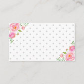 Rate, wie viele Erdnüsse Elephant Baby Shower Game Begleitkarte (Rückseite)