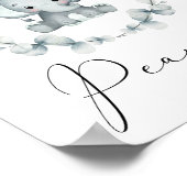 Rate, wie viele Erdnüsse Elephant Baby Shower Game Poster (Ecke)