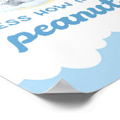 Rate, wie viele Erdnüsse Elephant Boy Baby Dusche Poster (Ecke)