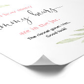 Rate, wie viele gummy Bären Spiel rosa goldene Veg Poster (Ecke)