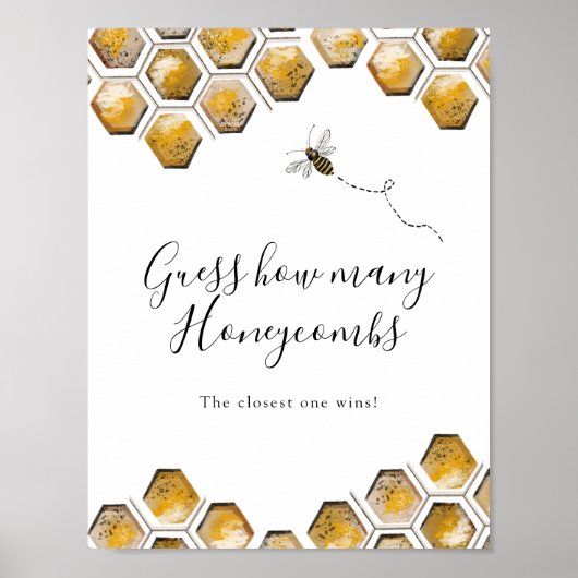 Rate wie viele Honeycombs Duschspiel Poster (Vorne)
