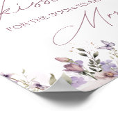 Rate, wie viele Kisses Brautparty Butterfly Poster (Ecke)