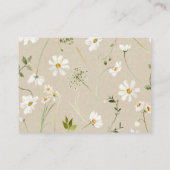 Rate, wie viele Kisses Daisy Brautparty Game Begleitkarte (Rückseite)