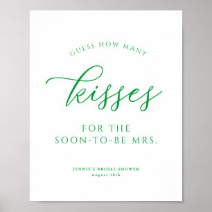 Rate, wie viele Kisses Helle Green Showspiel Poster