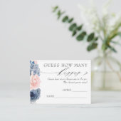 Rate, wie viele Kisses Pampas Grass Game Cards Begleitkarte (Stehend Vorderseite)