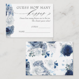 Rate, wie viele Kisses Pampas Grass Game Cards Begleitkarte