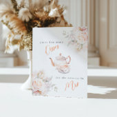 Rate, wie viele Kisses Pastel Blooms Shower Game Sockelschild