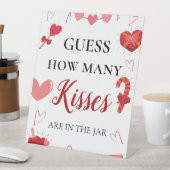Rate, wie viele Kisses valentine Baby Dusche Unter Sockelschild (In Situ)