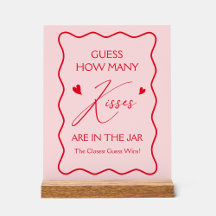 Rate wie viele Kisses Valentine Showspiel