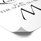 Rate, wie viele Küsse für die bald werdende Mrs. S Poster (Ecke)