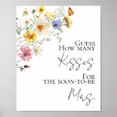 Rate, wie viele Küsse für die bald werdende Mrs. S Poster (Vorne)