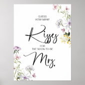 Rate, wie viele Küsse für die bald werdende Mrs. S Poster (Vorne)