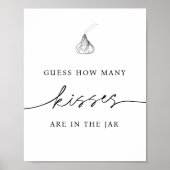 Rate, wie viele Küsse im Jar sind Poster (Vorne)