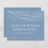 Rate, wie viele Küsse und Hugs Dusty Blue Lights (Vorne/Hinten)