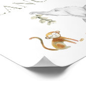 Rate wie viele Peanuts Baby Shower Game Sign Poster (Ecke)