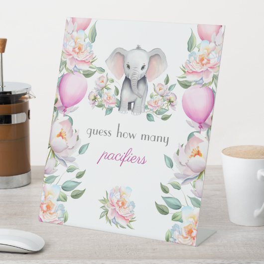 Rate, wie viele Schnuller Elefantenvölker jagen Sockelschild (In Situ)