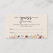 Rate, wie viele Spielkarten Begleitkarte (Vorderseite)