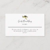 Rate, wie viele Wasserfarbenwasser-Schildkrötendus Begleitkarte (Vorderseite)