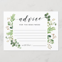 Ratekarte für die JUNGVERMÄHLTEN