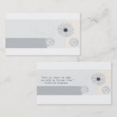 Ratemodernes BERUFLICHES abstraktes minimales Visitenkarte (Vorne/Hinten)