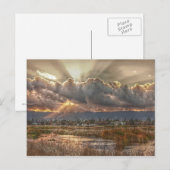 Raten bei Sonnenuntergang Postkarte (Vorne/Hinten)