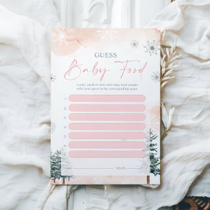 Raten Sie Baby Food Baby Showspiel