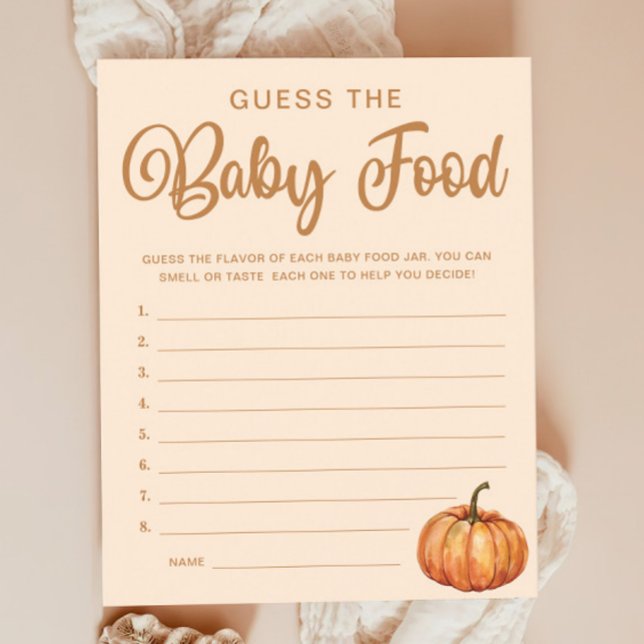 Raten Sie Baby Food Fall Pumpkin Baby Duschgel Spi (Von Creator hochgeladen)