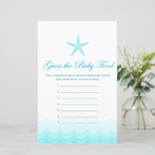 Raten Sie Babynahrung - Baby Showspiel (Stehend Vorderseite)