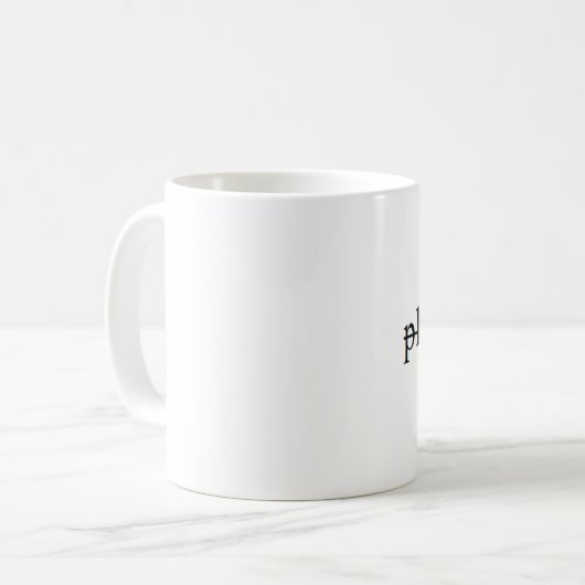 Raten Sie bitte Tasse (Vorderseite Links)