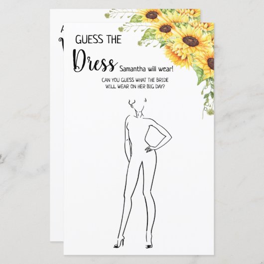 Raten Sie das Kleid Brautparty englisch spanisch S (Vorne/Hinten)