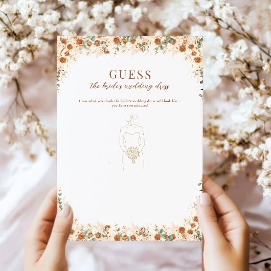 Raten Sie das Kleidungsspiel der Braut | Boho Terr