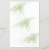 Raten Sie die Dress Eukalyptus Brautparty Game Car Flyer (Hinten)