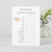 Raten Sie die Features Game Boy Teddy Bärenkarte Programm (Stehend Vorderseite)