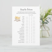 Raten Sie die Features Game Teddy Bärenkarte Programm (Stehend Vorderseite)