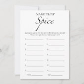 Raten Sie die Minimalistische Spielkarte für das S Einladung (Vorderseite)