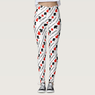 Raten Sie Intelligentes Spielen von Bridge und Fou Leggings