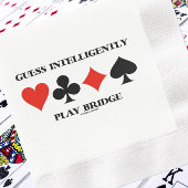 Raten Sie Intelligentes Spielen von Bridge und Fou Serviette