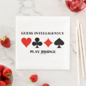 Raten Sie Intelligentes Spielen von Bridge und Fou Serviette (Beispiel)