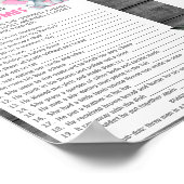 Raten Sie Kinderzimmer Rhymes Girl Elephant Shower Poster (Ecke)