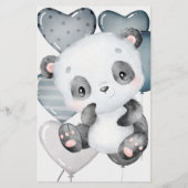 Raten Sie mal! | Baby Showkarte Flyer (Hinten)