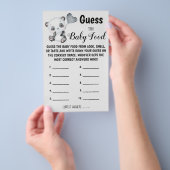 Raten Sie mal! | Baby Showkarte Flyer (Handgriff)