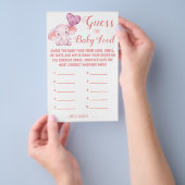 Raten Sie mal! | Baby Showkarte Flyer (Handgriff)